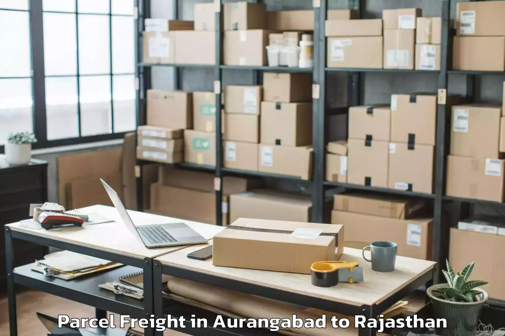 Easy Aurangabad to Ladnu Parcel Freight Booking